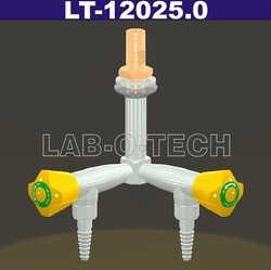 Two Way Needle Valve Fitting 90 Degree With Remova