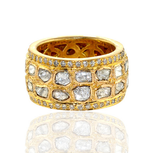 Rose Cut Diamond Ring