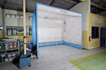 Spray Painting Booths - Steel, Variable Dimensions, Water Wash/Dry Type | Pollution Control, Operator Safety, HEPA Filtration