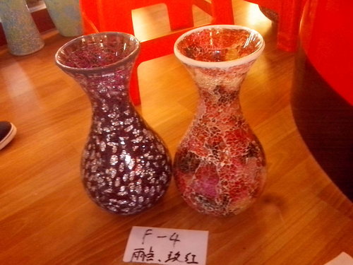 Flower Pots & Vases - Glass, 10-12 Inches, Purple Bulbous | Elegant Design, Durable, Easy Cleaning