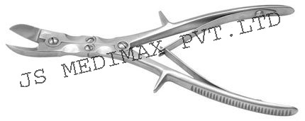 Bone Cutting Forceps, Double Action, Curved