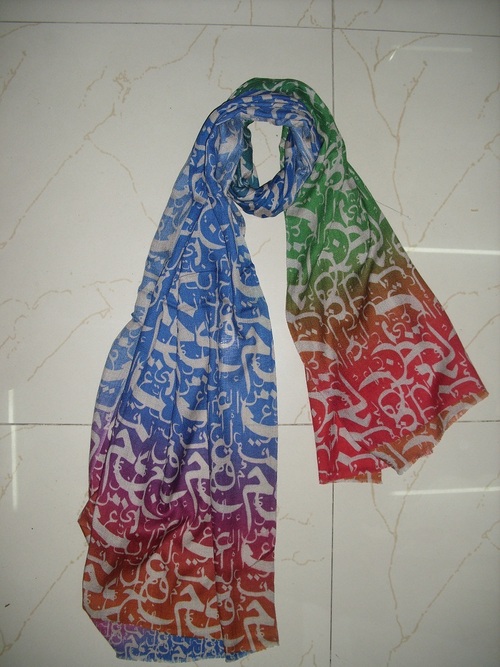 Calligraphy Printed Scarves