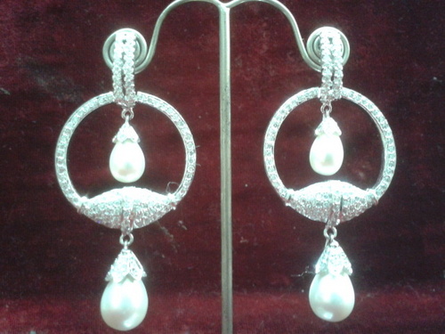 Black Beads Earrings