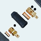 connectorsCable Connectors - Brass, 10-95 mm2, 200-600 A | Hexagonal Screw Fastening, Rubber Insulation, Male & Female Options