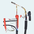 Consumable Parts for MIG Guns - Metal and Plastic, Multiple Sizes | Durable Parts, Reliable Welding, Easy Replacement, Extended Lifespan