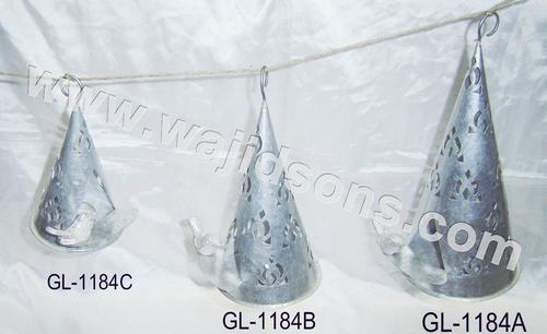 GALVANISED BIRD HOUSE