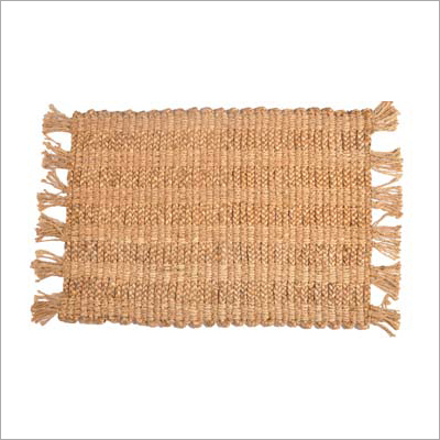 Braided Golden Jute Carpet