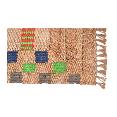 Jute Handspun Barcode Weave