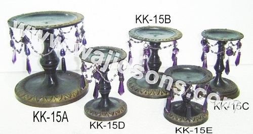 HANGING BEADS CANDLESTAND