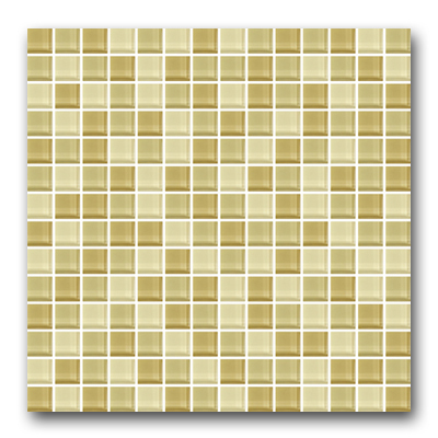 Glass Mosaic Tiles - Glass 20x20mm Beige 4mm Thickness 2mm Grout Joints | Elegant Design Durable Easy Installation