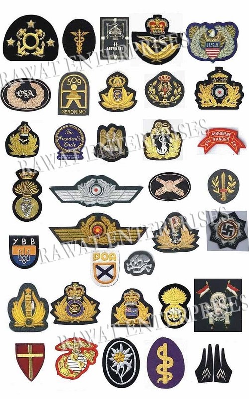 Multicolor {"Army Embroidery Badges","Army Embroidery Badges"}