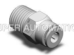 push metal male st conector