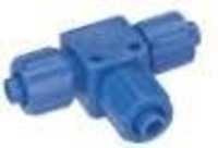 PVC Tee - Blue PVC, Standard Size | Industrial Usage for Water Media
