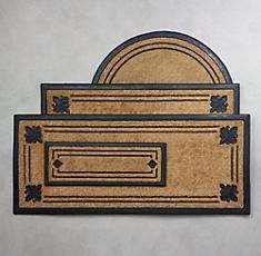 FLEUR COIR WITH RUBBER FRAME DOORMAT
