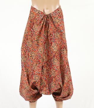 Indian floral print cotton harem pants pantaloon