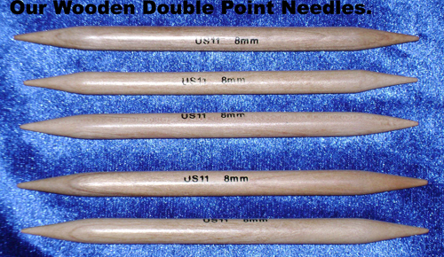 Wooden Double Point Needles