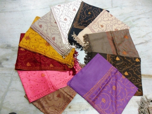 100% Woolen Embroidery Stoles