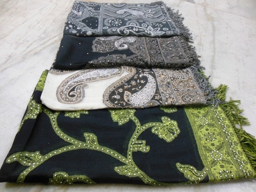 Woolen Swaroski Crystal Stoles