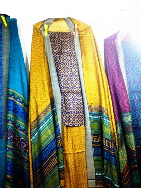 Tussar Silk Kantha Work Suits