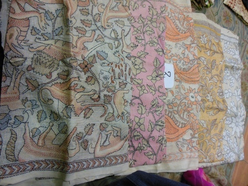 Kantha Silk Stoles
