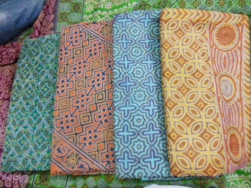 Kantha Work Tussar Silk Saree
