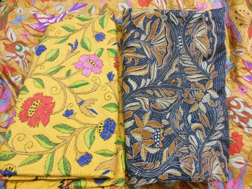 Kantha Silk Sarees