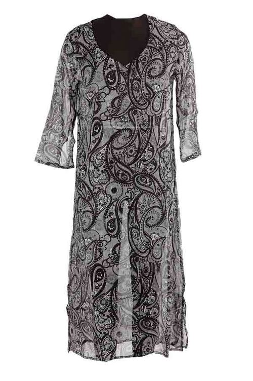 Designer Long Chiffon Kaftan for Ladies