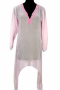 Fancy Plain Chiffon Kaftan For Ladies