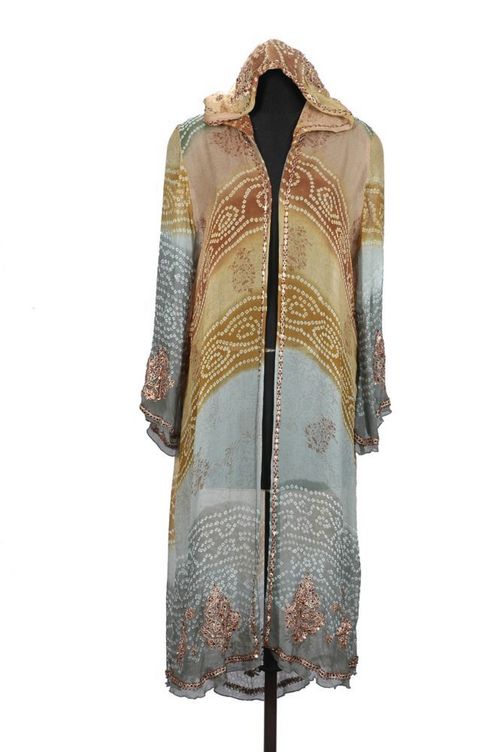 Hooded Long Goergette Kaftan for Ladies