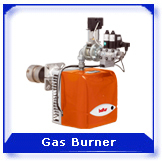 Gas Burner - Multi Gas Nozzle Head, Sliding/Hinged Flange, Electronic Control, Low NOx Emission, UV Flame Sensor
