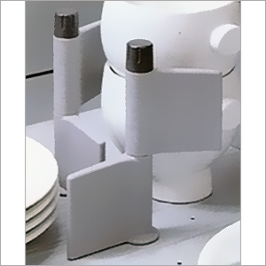 Orga Flag - Plastic, 100-150mm Height, Silver-Grey | Cabinet Organization, Customizable Widths, Space Saving