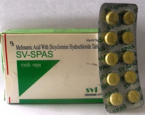 Mefenamic Acid 250mgDicyclomine Hcl 10mg (Blister)
