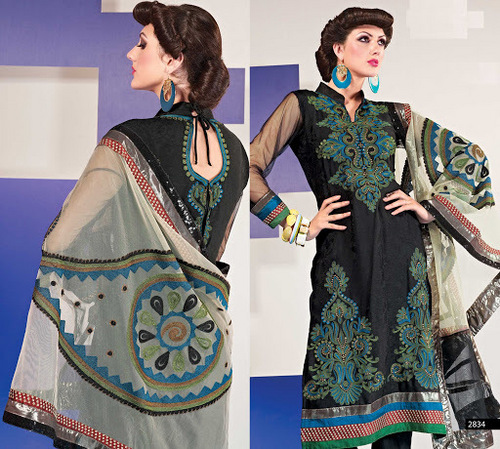 embroidery designer dress