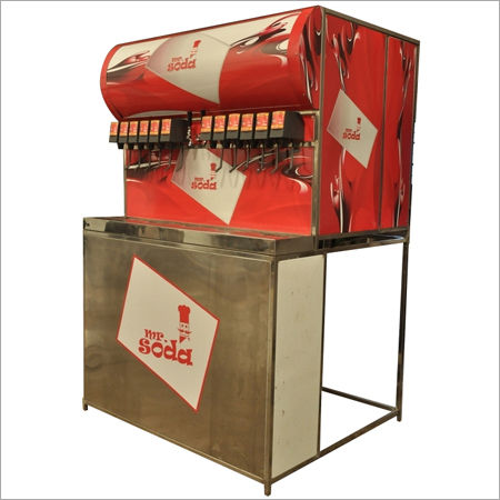 Mr.Soda Vending Machine With Trolley Capacity: 50 Kg/Hr