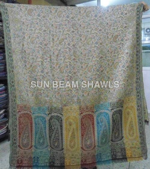 Designer Wool Kani Bedspread
