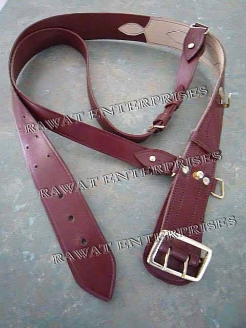 Leather belt
