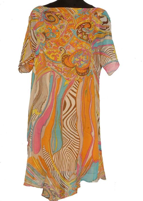Designer Printed Goargette Kaftan for Ladies