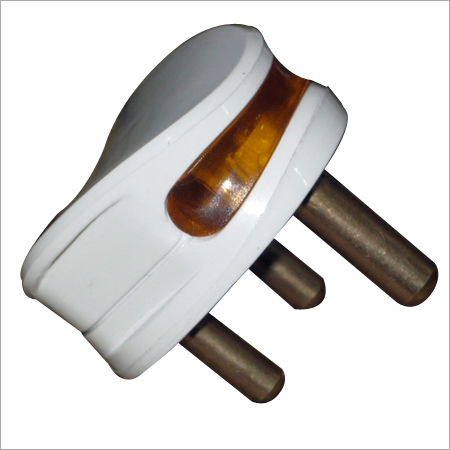 Plug Top Round 3 Pin Plug