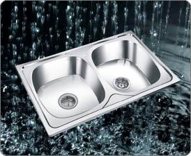 Stainless Steel Double Bowl