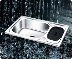 Sink With Waste Bin