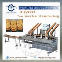 Two Lanes Biscuit Sandwiching Machine