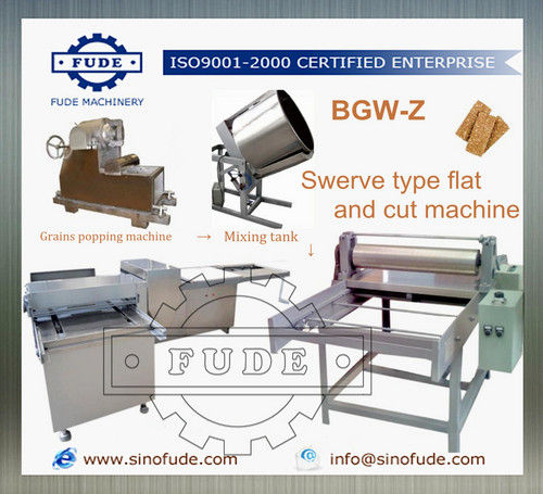 Swerve type flat and cut machine