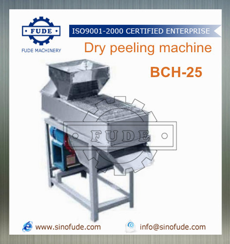 Dry peeling machine