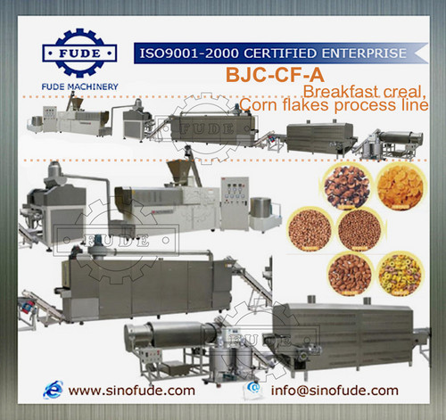 Breakfast creal,Corn flakes process line