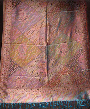 100 % Silk Jamawar Stoles
