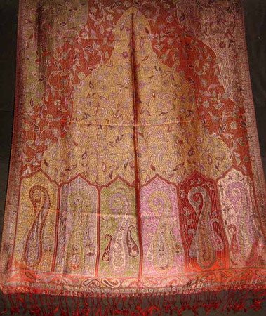 100 % Silk Jamawar Stoles