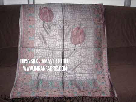 100 % Silk Jamawar Stoles