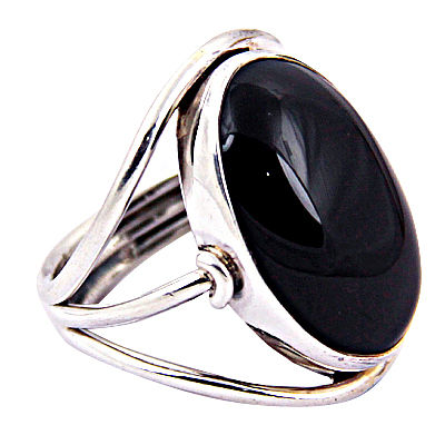 Nightlife Hot Black Onyx Gemstone Silver Silver