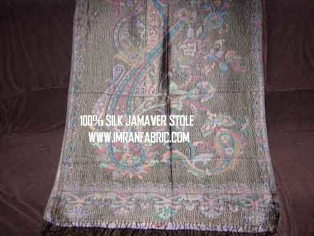 100 % Silk Jamawar Stoles