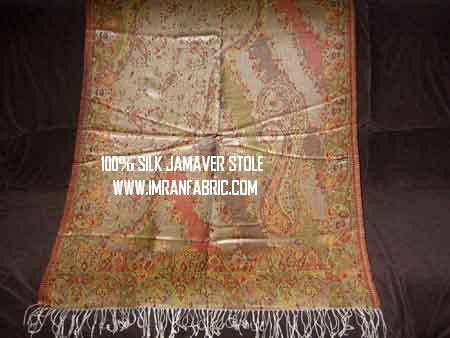 100 % Silk Jamawar Stoles